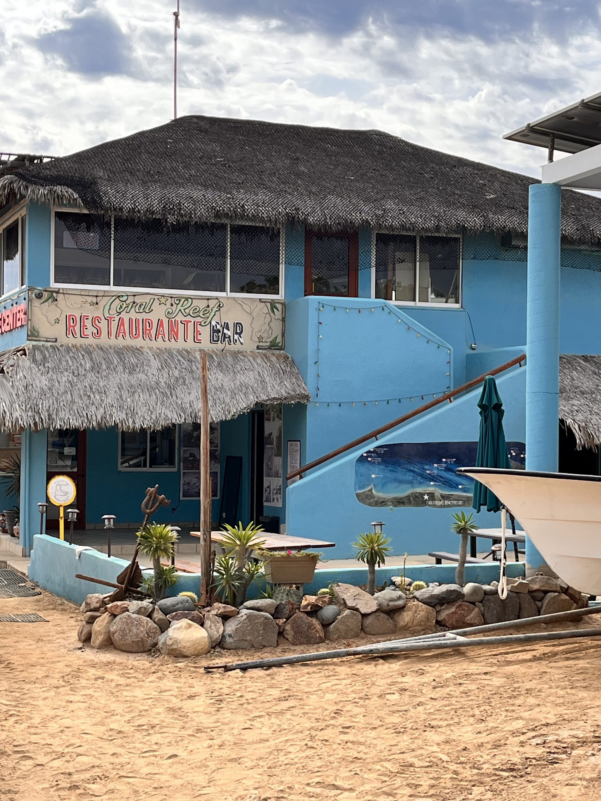Coral Reef restaurant at Cabo Pulmo Beach Resort