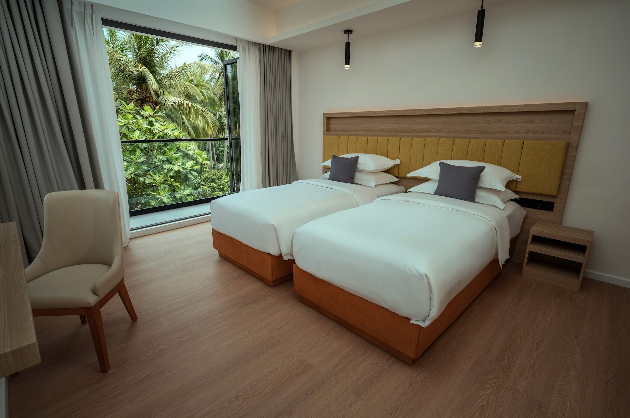 Apex Fuvahmulah twin bedroom