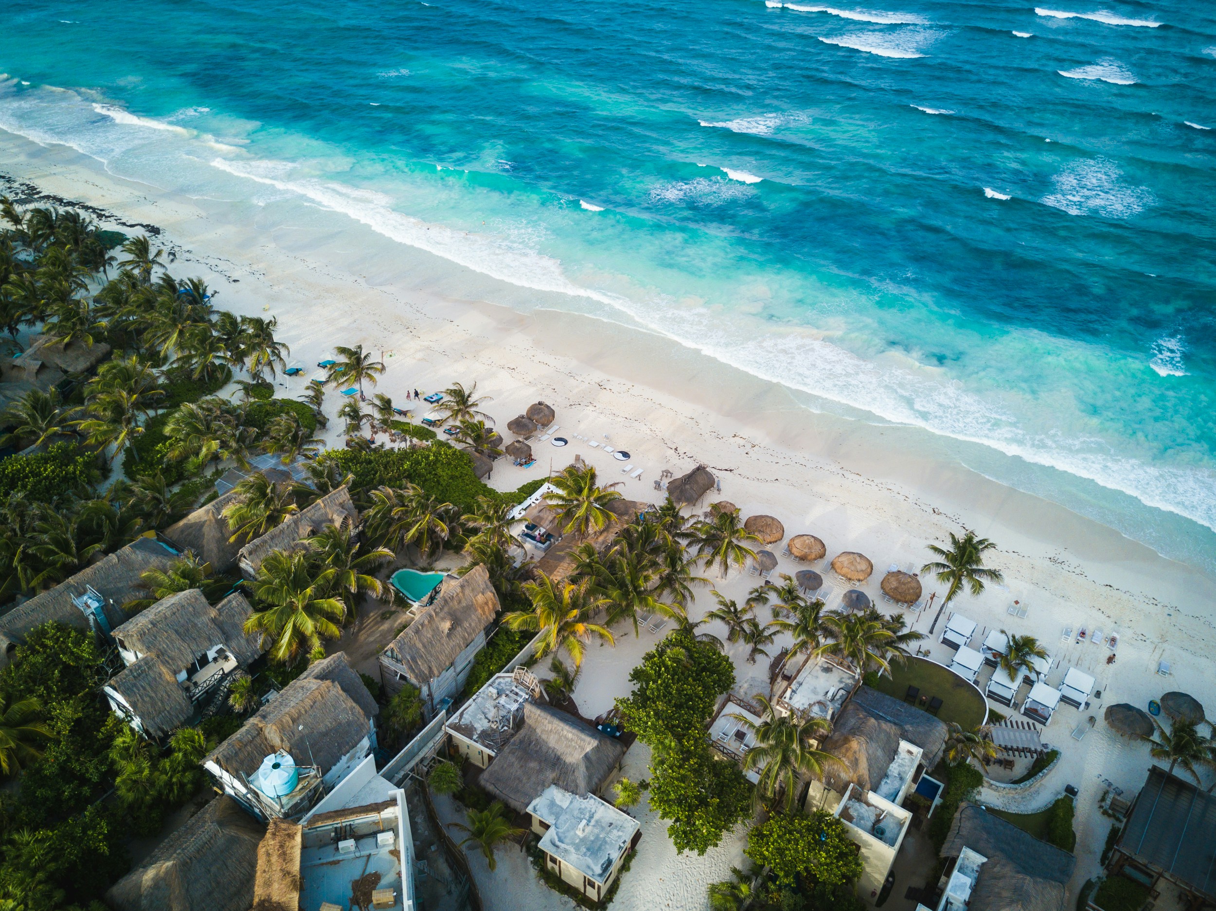 Tulum clifftop Maya ruins