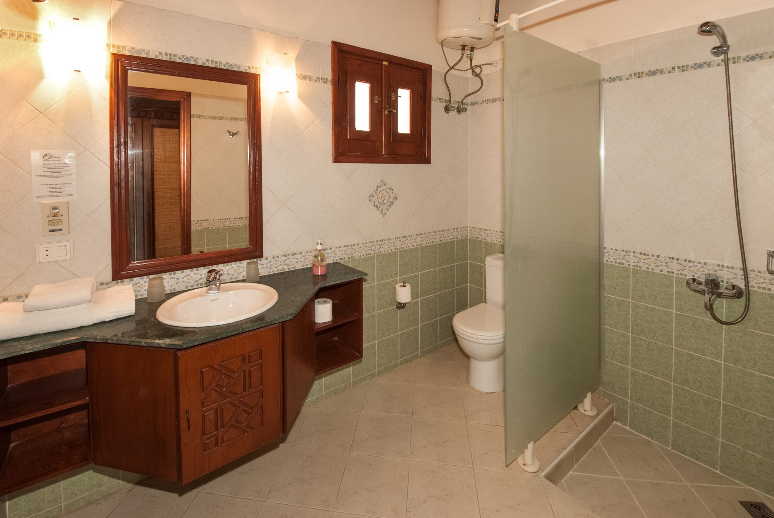 Standard Chalet interior, The Oasis
