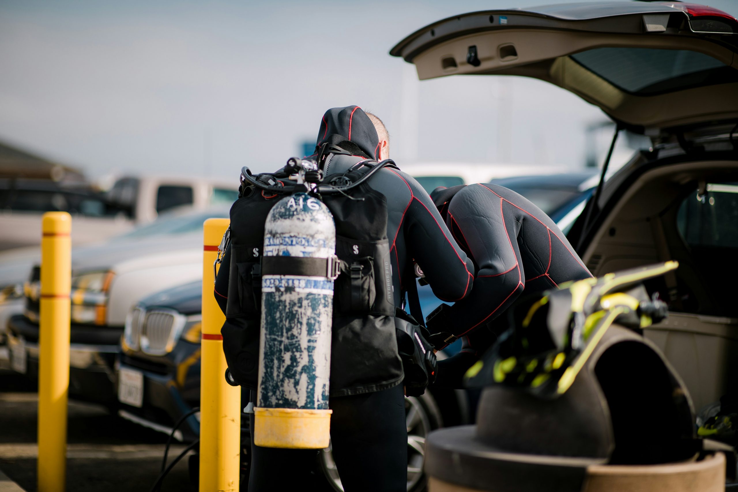 Gear and dive prep aboard a liveaboard