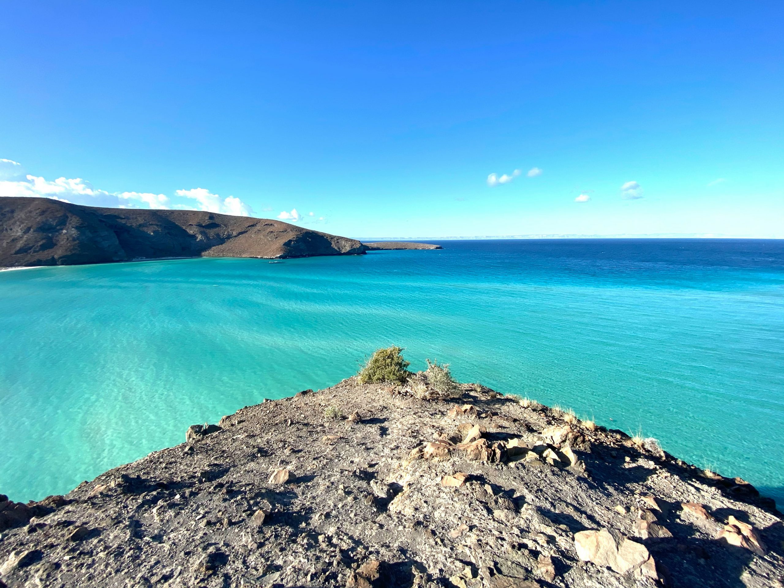 Blue water diving conditions, Baja California, Mexico