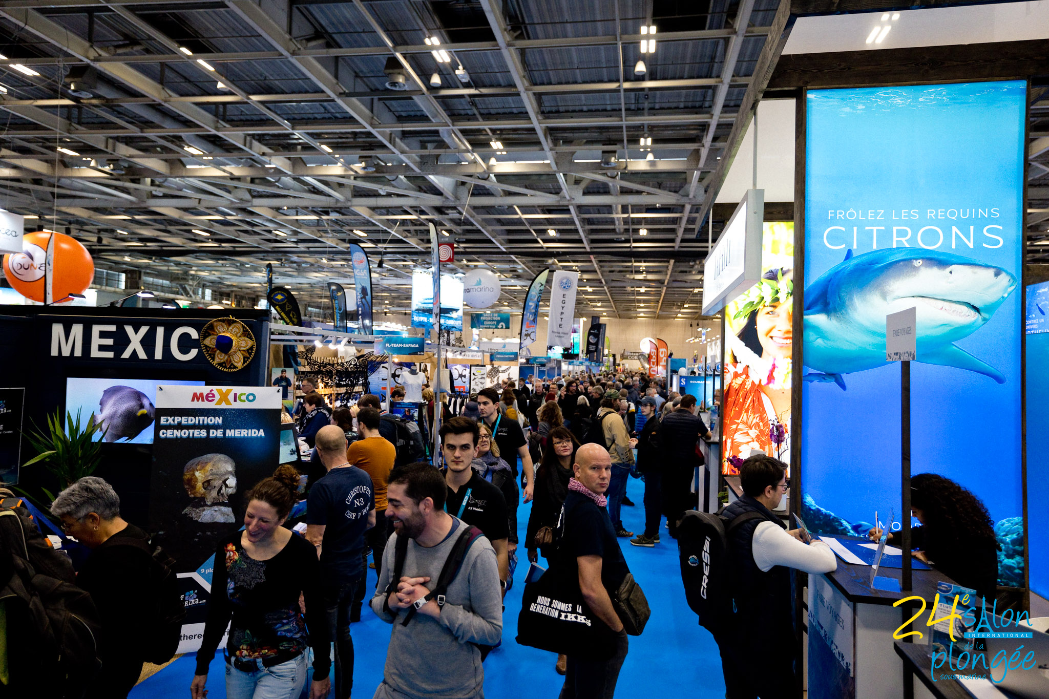 BookDiveBoat stand at Salon de la Plongee, Paris
